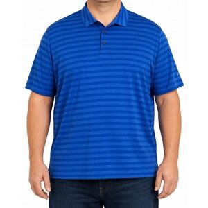Puma Golf Mens Blue Stripe DryCell Performance Polo Shirt XXL‎